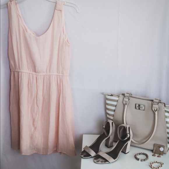 Pink Ruffle Dress- Size M - Picture 2 of 3